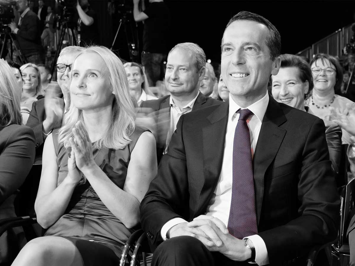 Eveline Steinberger-Kern und Christian Kern - Foto Claudio Schiesl